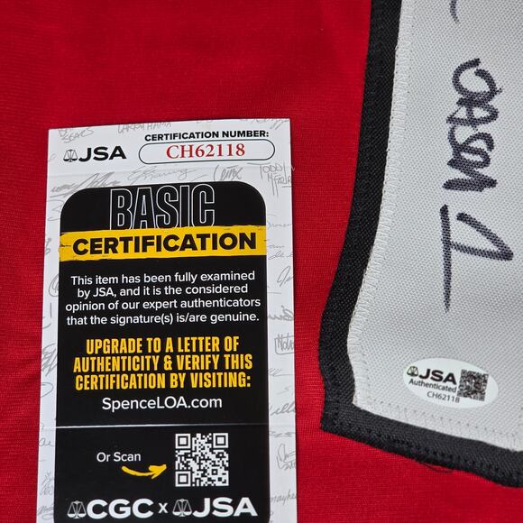 Ari Lehman Jason 1 Signed Jason Voorhees Hockey Jersey JSA COA XL Custom Red - Picture 5 of 15